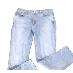 Levis 511 Jeans Mens 38x32 Premium Light Blue Washed Big E Red Tab  READ